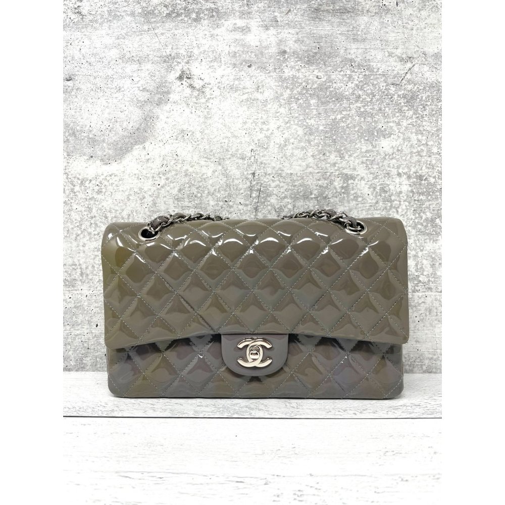 Chanel Classic Patent Medium Double Flap Bag